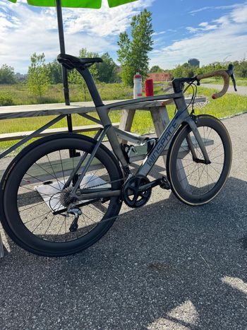 Used WINSPACE T1500 Shimano 105 2023 Road & Gravel, Light Gray — image 2 of 4