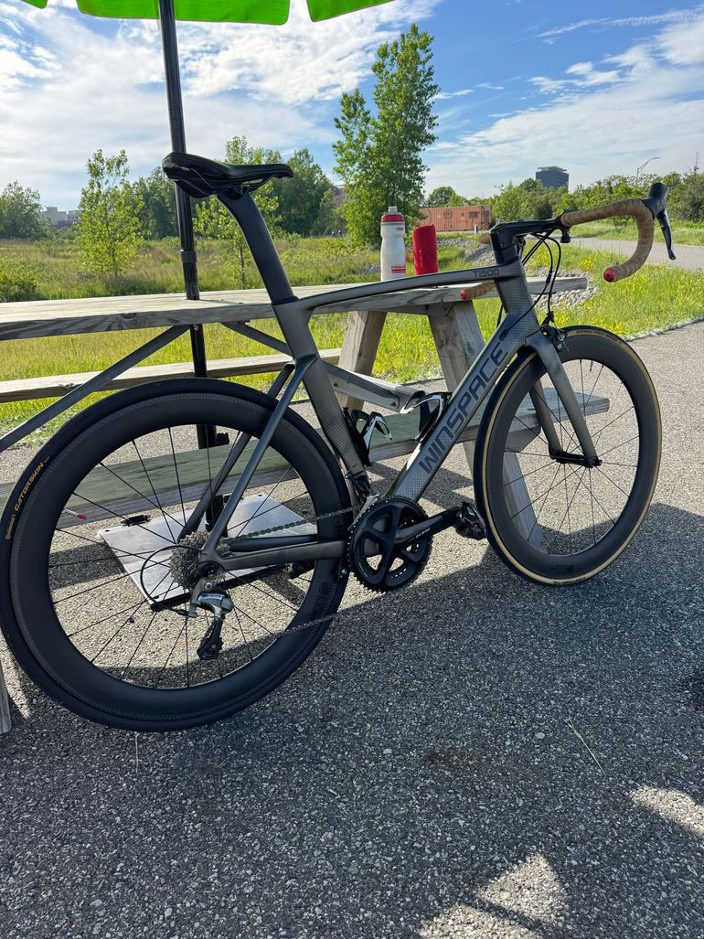 Used WINSPACE T1500 Shimano 105 2023 Road & Gravel, Light Gray — image 2 of 4