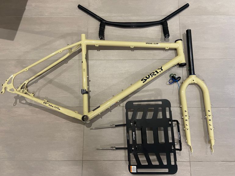 Used Surly Bridge Club Frameset 2025 Frameset 2025 Road & Gravel, Light Gray — image 1 of 3