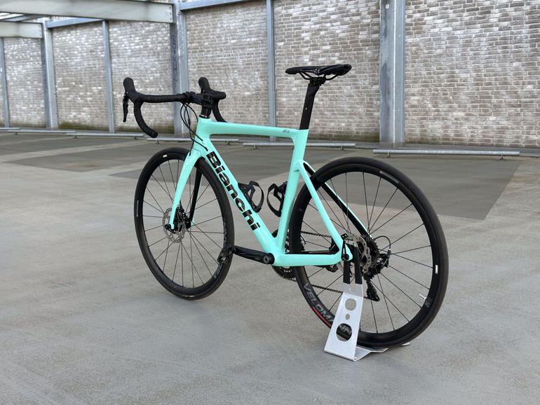 Used Bianchi Aria - 105 2022 2022 Road & Gravel, Blue — image 9 of 23