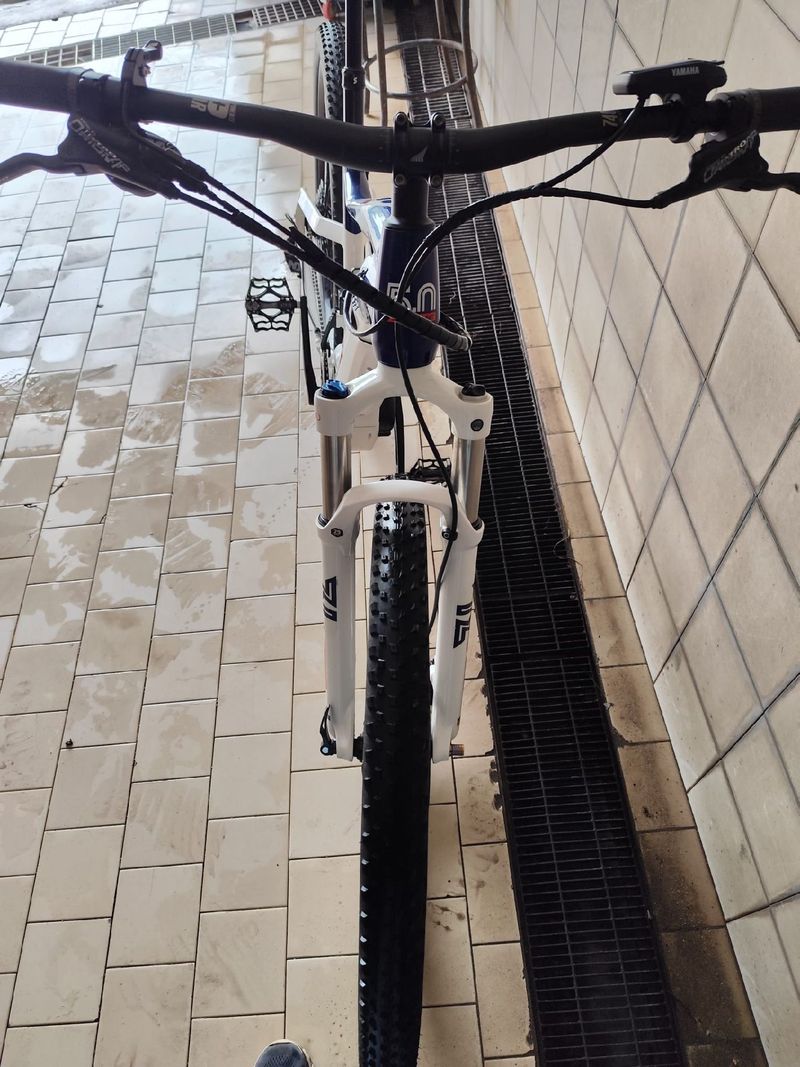 Used Haibike HardNine 5 2021 2021 Mountainbike, White — image 4 of 8