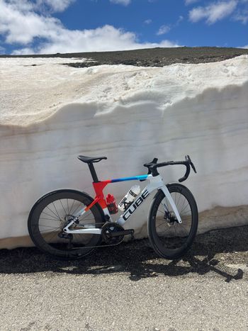 Used CUBE LITENING AERO C:68X, RACE 2025 2025 Road & Gravel, White — image 4 of 6