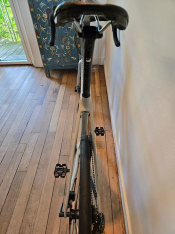 Used Canyon Endurace CF SL 8 Disc Di2 2021 2021 Road & Gravel, Light Gray — image 9 of 13