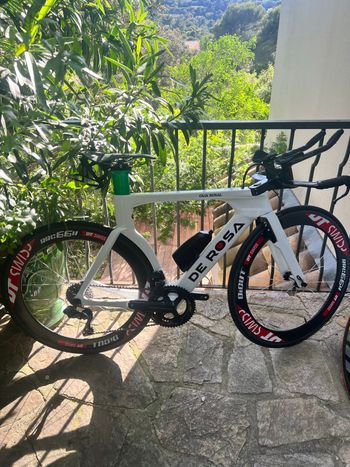 Used De Rosa Tt-03 Shimano Dura Ace Di2 2021 Road & Gravel, White — image 5 of 7