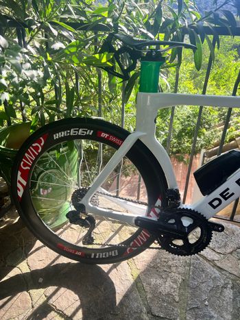 Used De Rosa Tt-03 Shimano Dura Ace Di2 2021 Road & Gravel, White — image 3 of 7