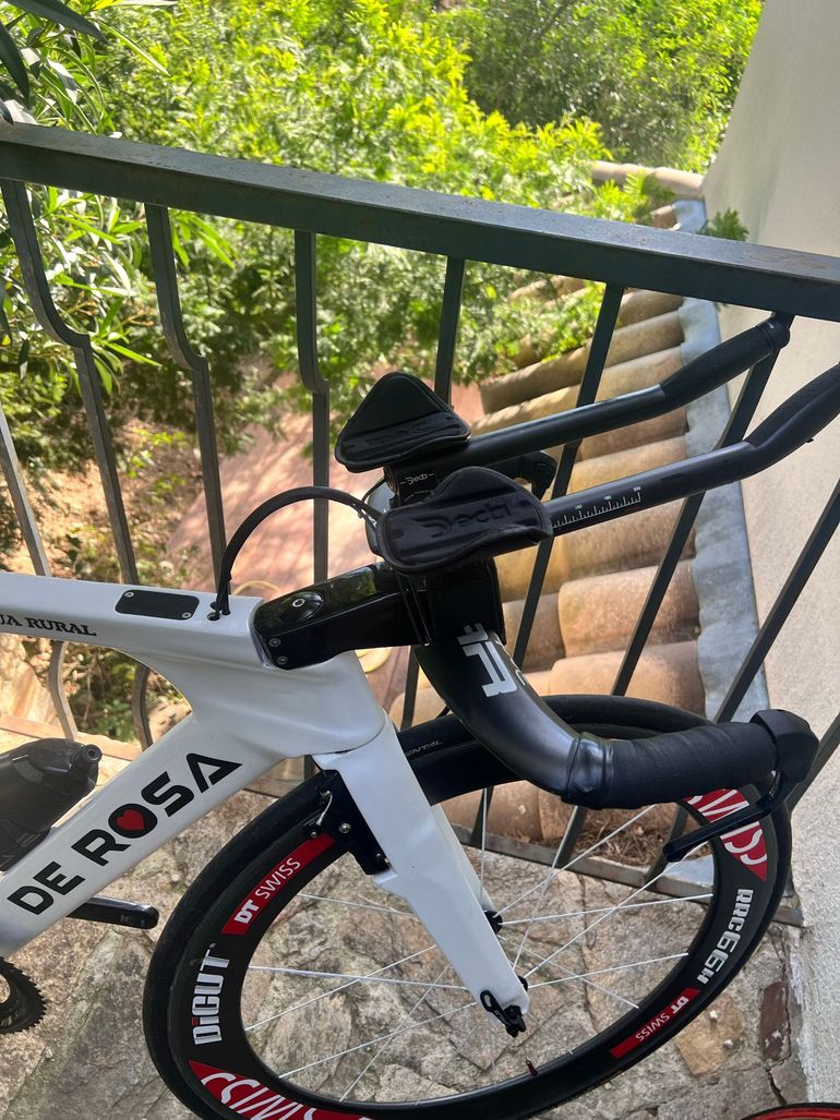 Used De Rosa Tt-03 Shimano Dura Ace Di2 2021 Road & Gravel, White — image 4 of 7