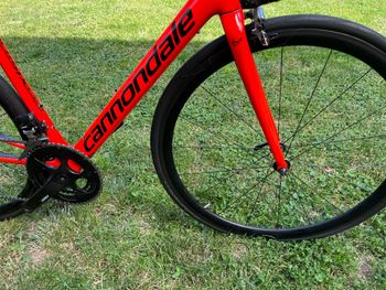 Used Cannondale SuperSix EVO Hi-MOD RED eTap 2017 2017 Road & Gravel, Orange — image 6 of 8