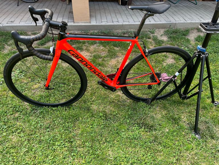 Used Cannondale SuperSix EVO Hi-MOD RED eTap 2017 2017 Road & Gravel, Orange — image 2 of 8