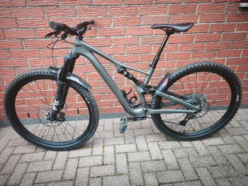 Used Specialized Men's Stumpjumper ST Comp Carbon 29 2019 2019 Mountainbike, Green — image 2 of 11