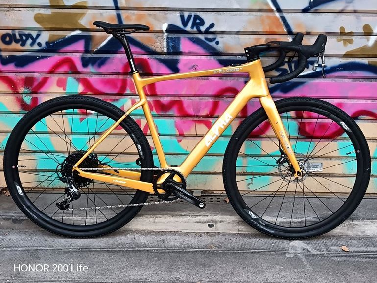 Used Alpha Bikes Alpha Bikes Custom SRAM Force 2025 Road & Gravel, Orange — image 1 of 8