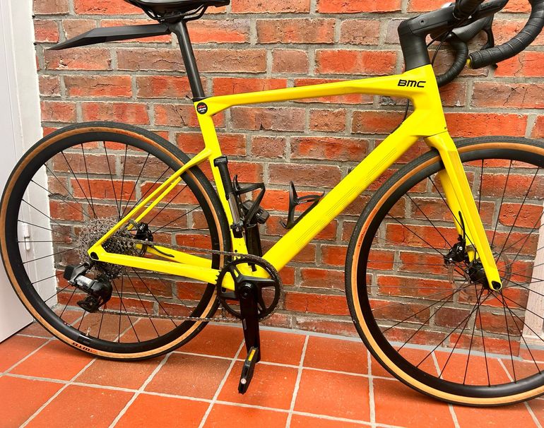 Used BMC Roadmachine X TWO 2023 2023 Road & Gravel, Orange — image 2 of 12