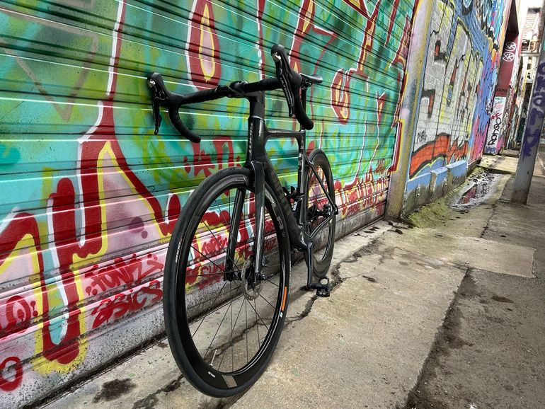 Used Giant Propel Advanced 1 Disc 2020 2020 Road & Gravel, Gris claro — image 3 of 5