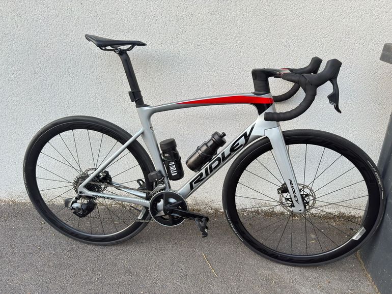 Used Ridley Noah Disc - Sram Rival AXS 2x12sp 2024 2024 Road & Gravel, Light Gray — image 1 of 7