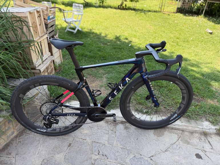 Used Seka exaero gr Seka exaero gr Custom SRAM Force eTap AXS 2026 Road & Gravel, Blu — image 7 of 8