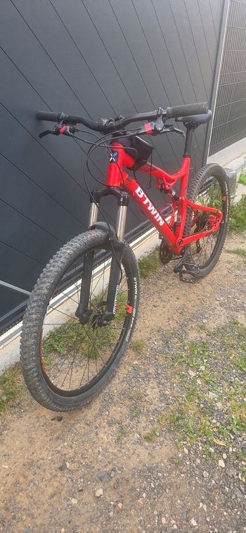 Used ROCKRIDER 27.5" Full Suspension Mountain Bike ST 540 S 2021 2021 Mountainbike, Red, 27.5 — image 3 of 3