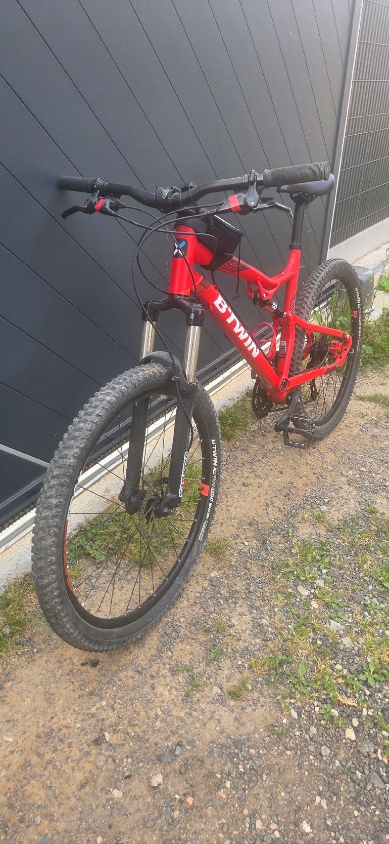 Used ROCKRIDER 27.5" Full Suspension Mountain Bike ST 540 S 2021 2021 Mountainbike, Red, 27.5 — image 3 of 3