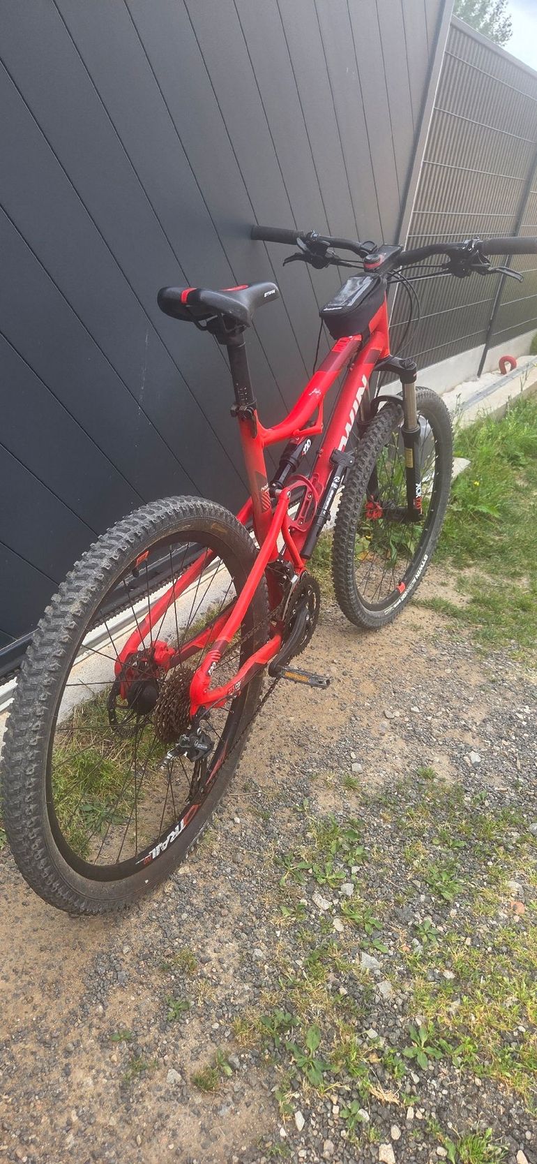 Used ROCKRIDER 27.5" Full Suspension Mountain Bike ST 540 S 2021 2021 Mountainbike, Red, 27.5 — image 2 of 3