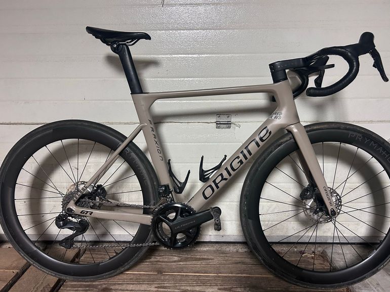Used Origine Fraxion GTR Shimano Ultegra Di2 2024 Road & Gravel, White — image 1 of 8