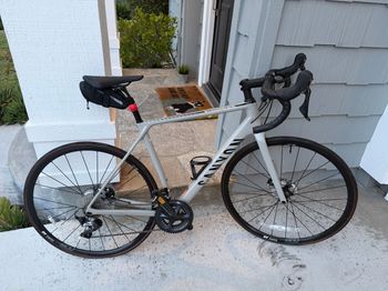 Used Canyon Endurace CF SL 8 Disc 2022 2022 Road & Gravel, Light Gray — image 3 of 8