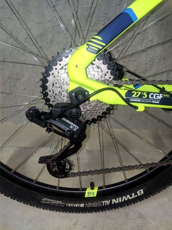 Used ROCKRIDER Mountain Bike SRAM X3 2020 Mountainbike, Green, 27.5 (650B) — image 3 of 9