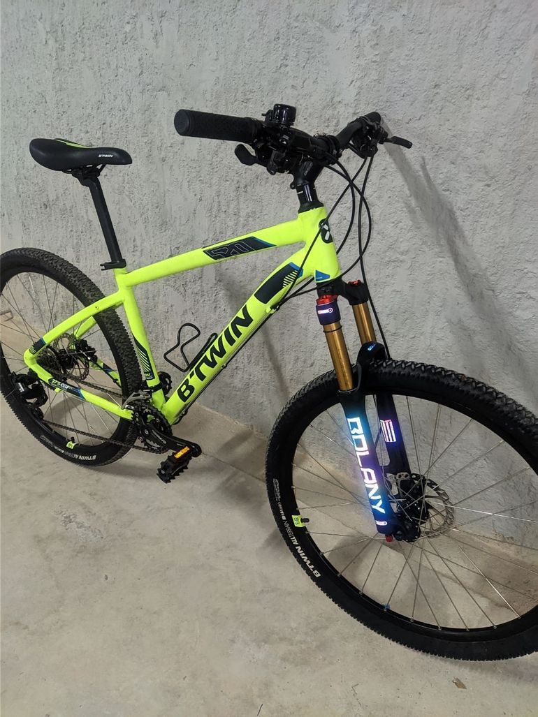 Used ROCKRIDER Mountain Bike SRAM X3 2020 Mountainbike, Green, 27.5 (650B) — image 4 of 9