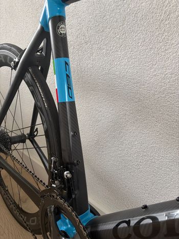 Used Colnago C60 Campagnolo Super Record 2017 Road & Gravel, Blue — image 8 of 15