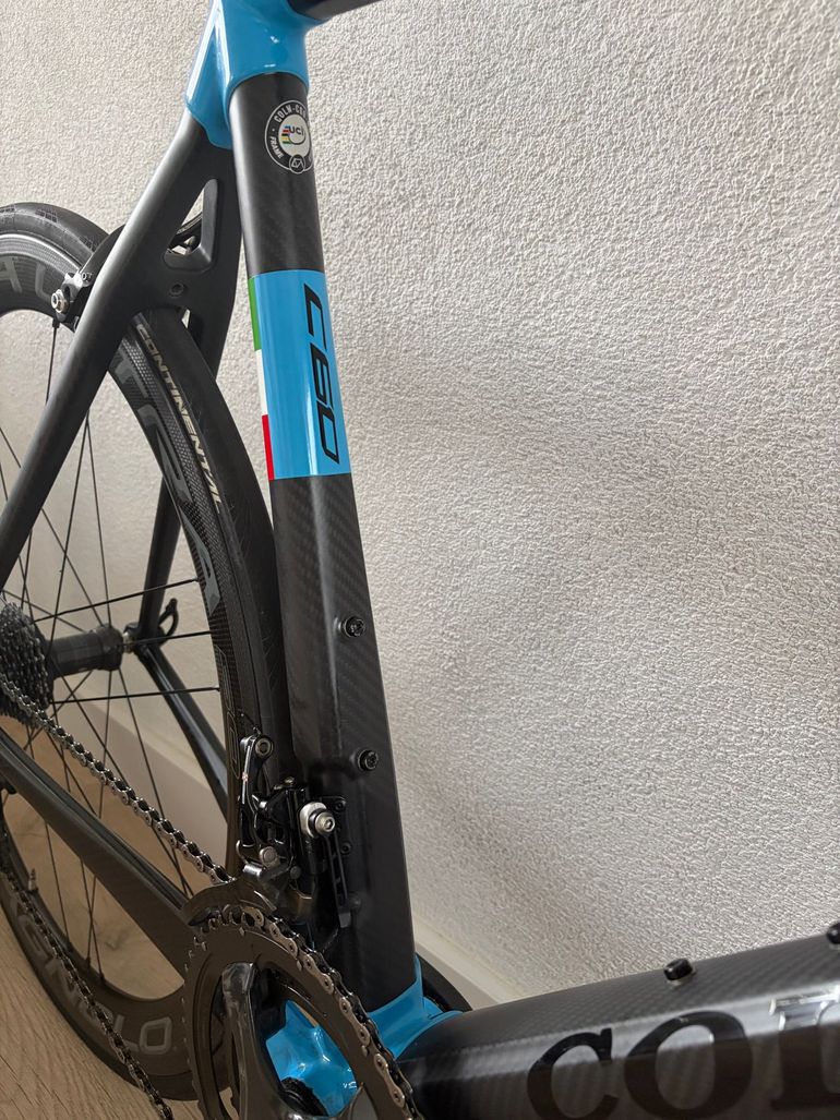 Used Colnago C60 Campagnolo Super Record 2017 Road & Gravel, Blue — image 8 of 15