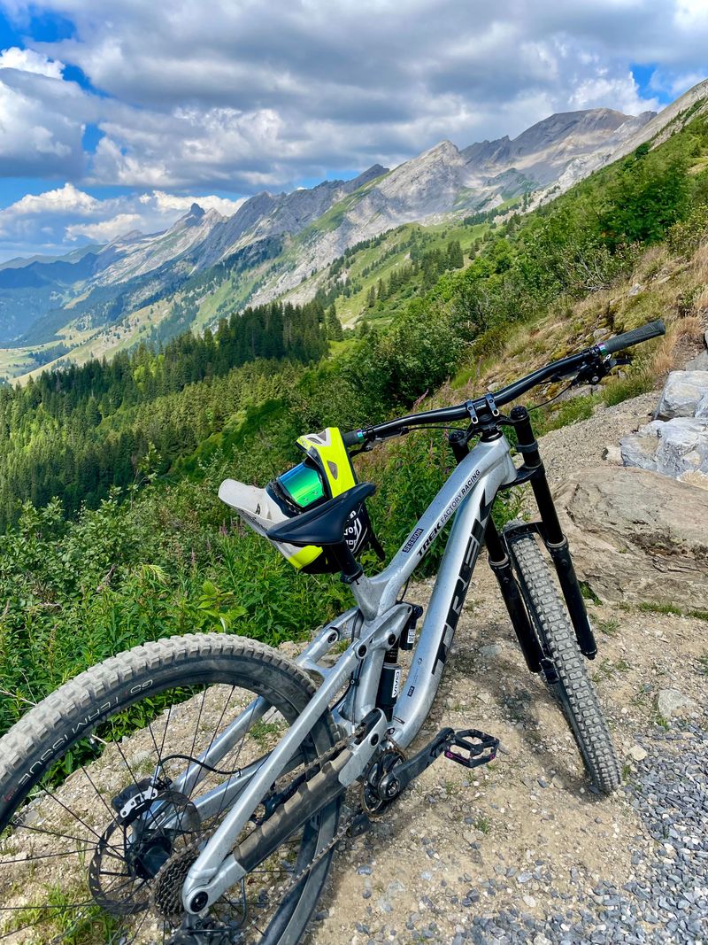 Used Trek Session 9 X01 2025 2025 Mountainbike, Light Gray, 29 — image 3 of 5