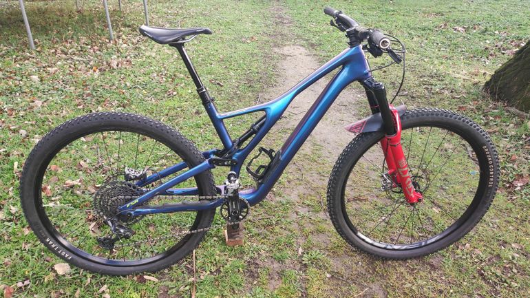 Used Specialized Men's Stumpjumper Comp Carbon 29 - 12-speed 2019 2019 Mountainbike, Blue — image 1 of 7