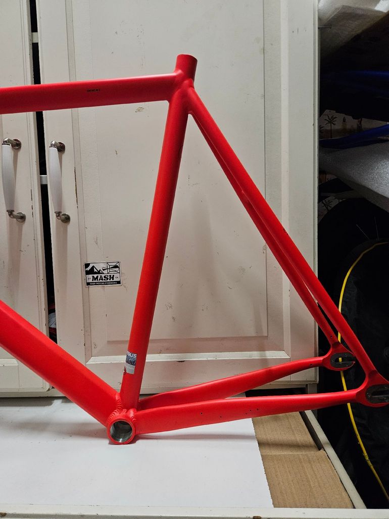 Used Dosnoventa Dosnoventa Custom Frameset 2025 Road & Gravel, Red — image 9 of 11