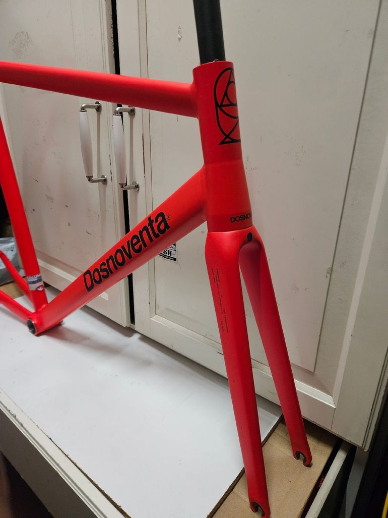 Used Dosnoventa Dosnoventa Custom Frameset 2025 Road & Gravel, Red — image 4 of 11