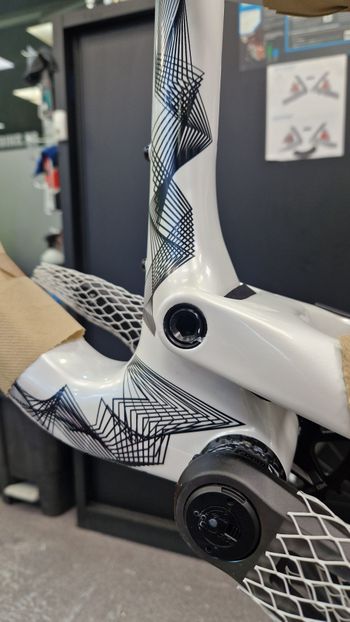 Used Orbea Orbea Oiz OMX Frameset 2025 Mountainbike, Blanco — image 6 of 6