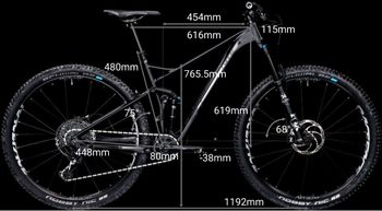 Used Radon Skeen trail SRAM GX Eagle AXS 2018 Mountainbike, Black — image 2 of 8