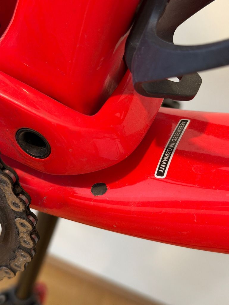 Used Trek Supercaliber 9.8 GX 2021 2021 Mountainbike, Red, 29 — image 6 of 16