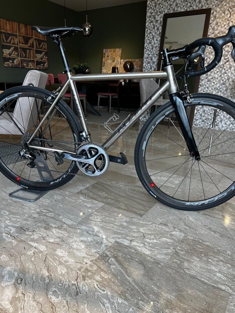Used Bartoletti Bartoletti Custom Shimano Dura Ace Di2 2016 Road & Gravel, Light Gray — image 2 of 8