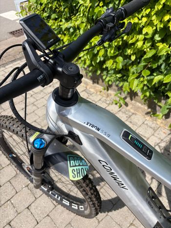 Used Conway Xyron S 5.9 Full Suspension 2024 2024 Mountainbike, Gris claro — image 3 of 8