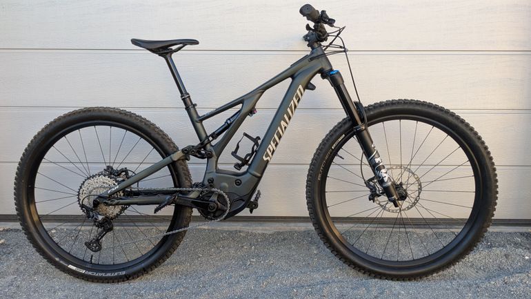 Used Specialized Turbo Levo Comp 2021 2021 Mountainbike, Verde — image 1 of 21
