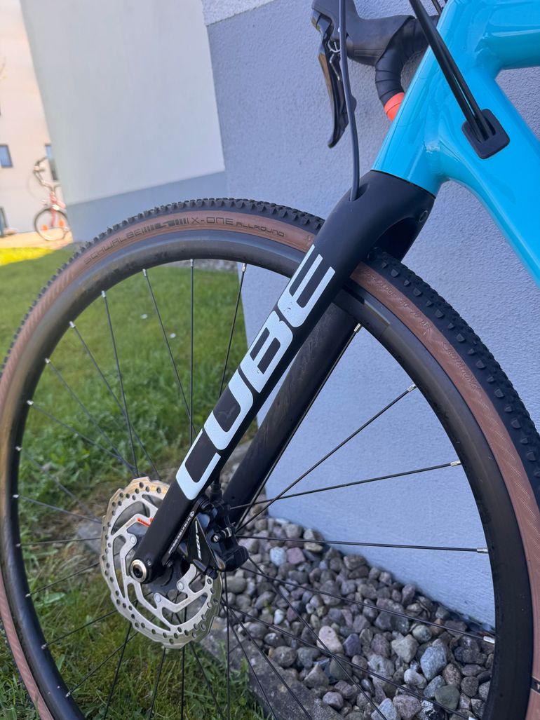 Used CUBE CROSS RACE PRO 2022 2022 Road & Gravel, Blue — image 2 of 9