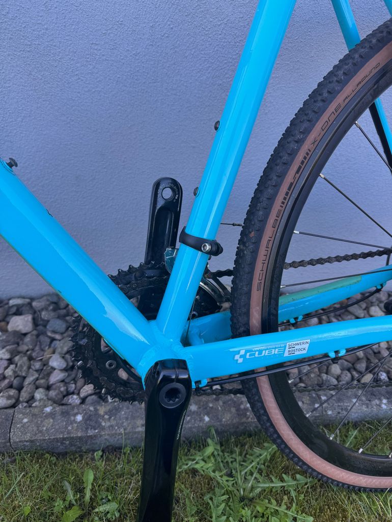 Used CUBE CROSS RACE PRO 2022 2022 Road & Gravel, Blue — image 4 of 9