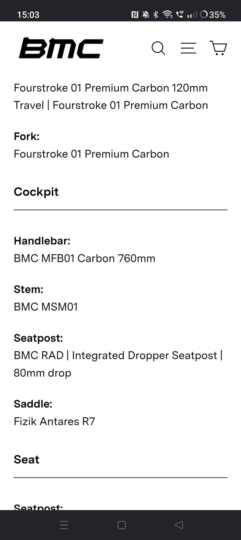 Used BMC Fourstroke 01 LT TWO 2021 2021 Mountainbike, Green, 29 — image 17 of 17