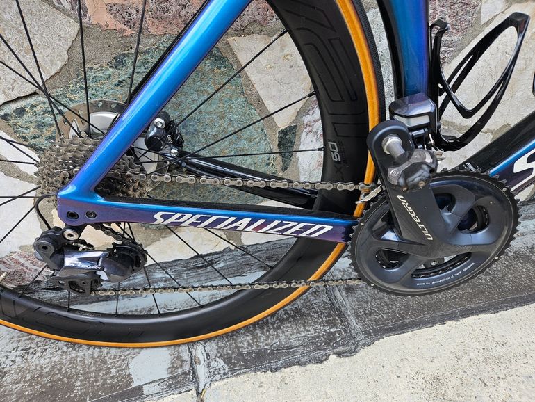 Used Specialized S-Works Venge ViAS Disc Di2 2018 2018 Road & Gravel, Blue — image 3 of 7