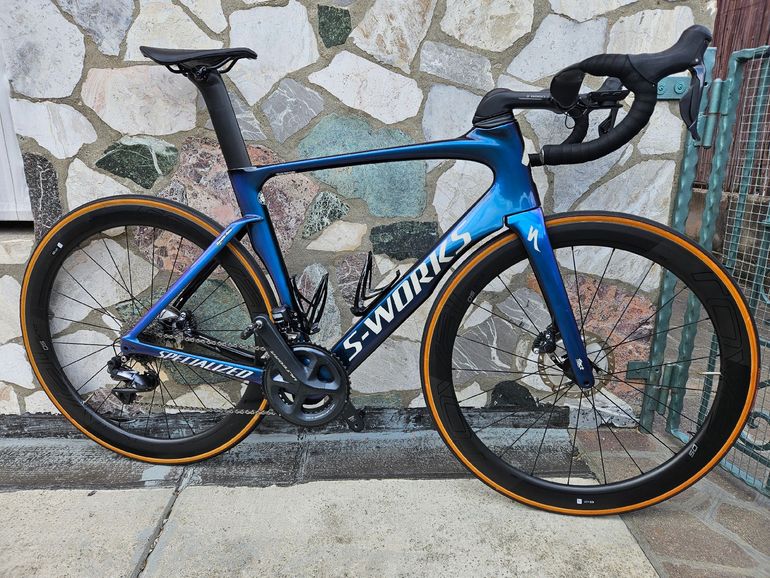 Used Specialized S-Works Venge ViAS Disc Di2 2018 2018 Road & Gravel, Blue — image 1 of 7