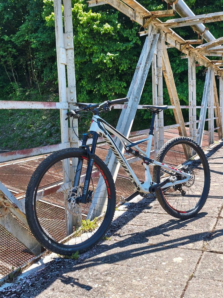 Used Specialized Camber Elite Carbon 29 2015 2015 Mountainbike, White, 29 — image 1 of 3