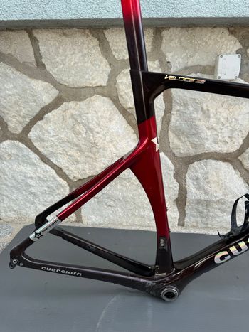 Used Guercotti velonce S Guercotti velonce S Custom Frameset 2023 Road & Gravel, Rojo — image 4 of 7