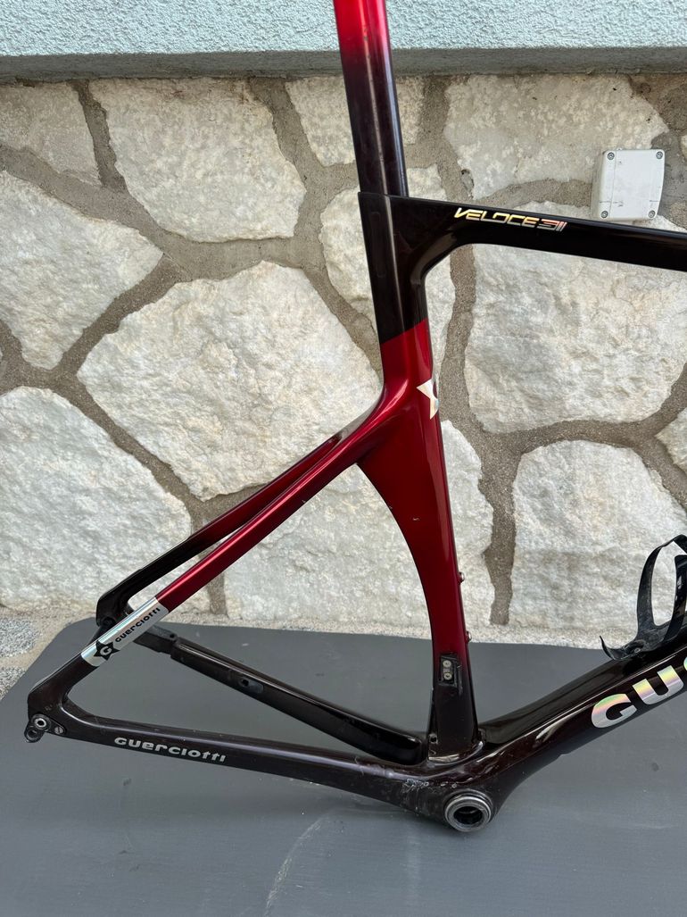 Used Guercotti velonce S Guercotti velonce S Custom Frameset 2023 Road & Gravel, Rojo — image 4 of 7