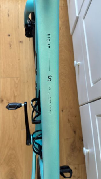 Used CUBE ATTAIN C:62, SLX 2025 2025 Road & Gravel, Blue — image 4 of 8