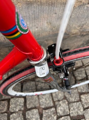 Used Fausto Coppi Fausto Coppi Rennrad 1985 Road & Gravel, Red — image 6 of 17