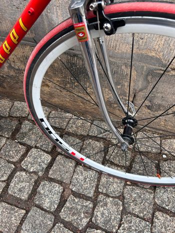 Used Fausto Coppi Fausto Coppi Rennrad 1985 Road & Gravel, Red — image 5 of 17