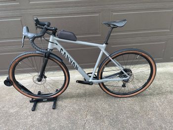 Used Canyon Grizl 7 Suspension 1by 2023 2023 Road & Gravel, Light Gray — image 4 of 15