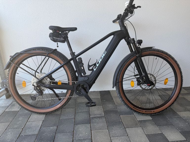 Used CUBE REACTION HYBRID, SL 750 ALLROAD 29 2022 2022 Mountainbike, Schwarz, 29 — image 2 of 5